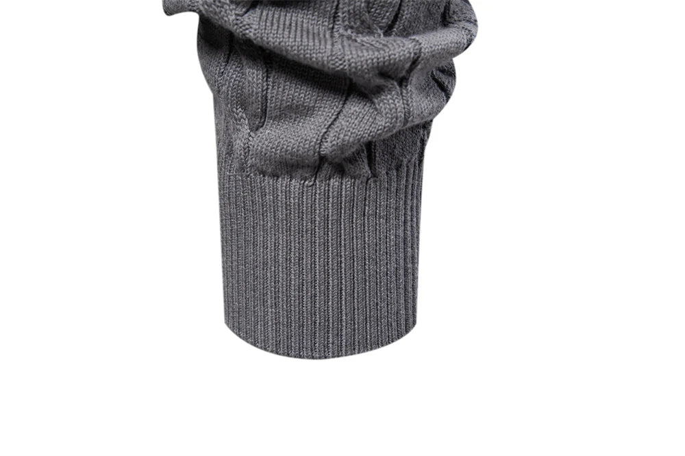 Strets & Hill Giraffe Knitted Sweater for Men, Cozy Style